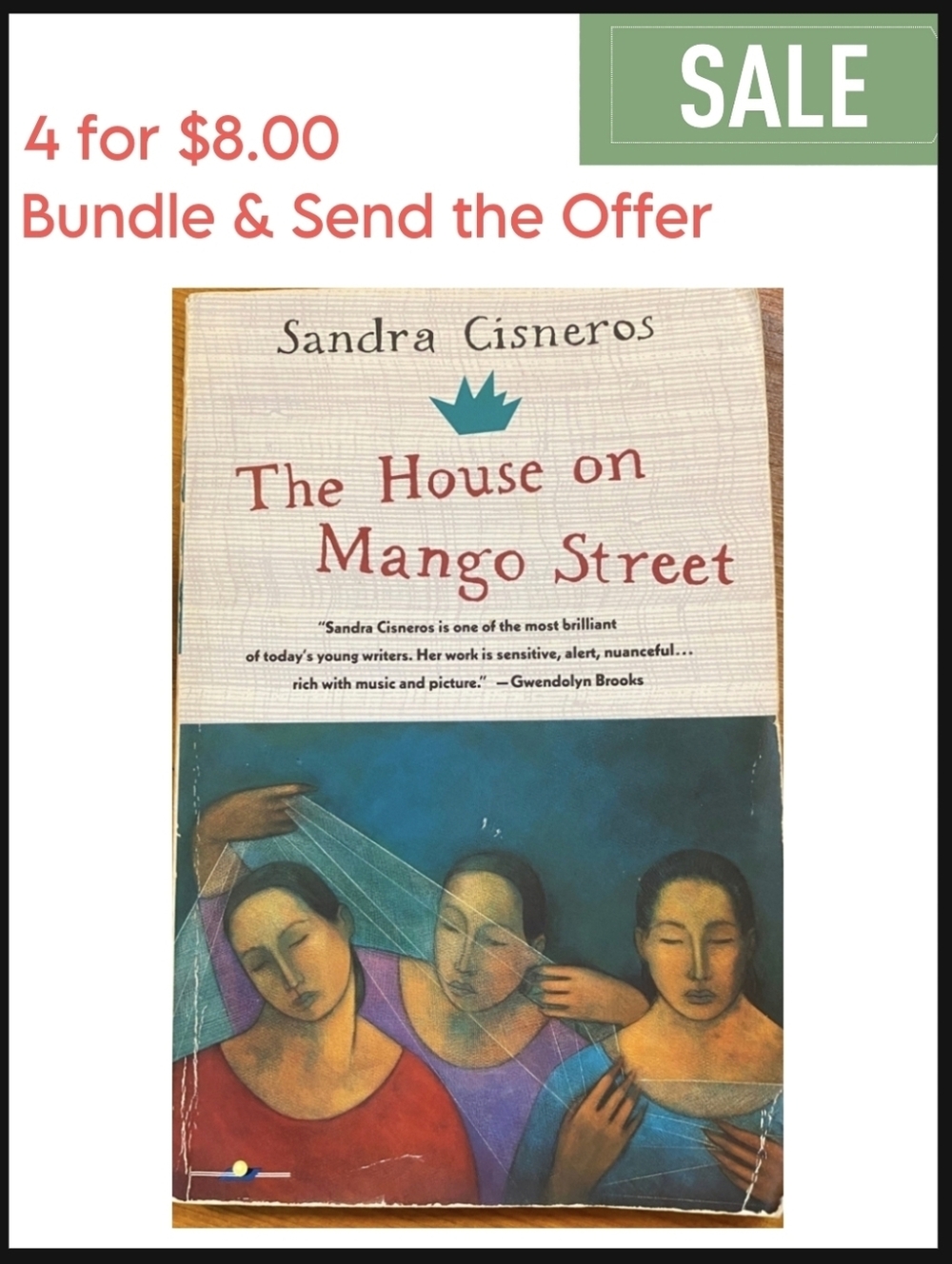 The House on Mango Street Sandra Cisneros Book Softcover Young Adult Teen Read